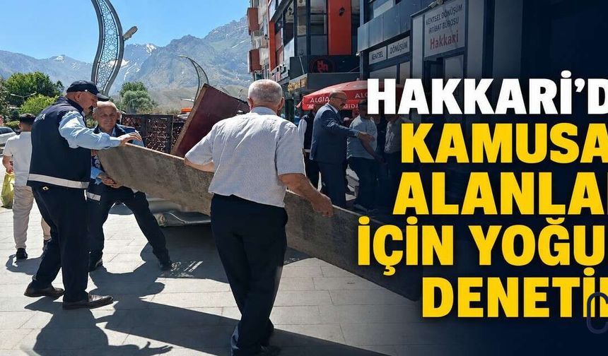 Hakkâri’de Zabıta’dan Görüntü Kirliliğine Geçit Yok