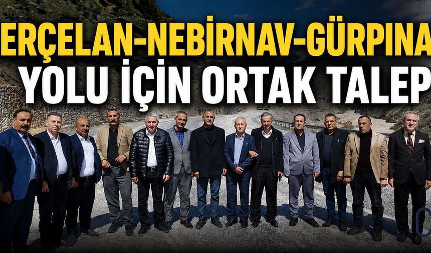 Muhtarlardan Berçelan Yolu İçin Ortak Çağrı