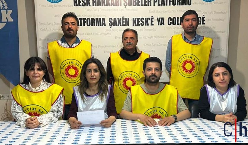 Hakkâri Eğitim Sen’den Yusuf Tekin’e 3 Yıl Eleştirisi