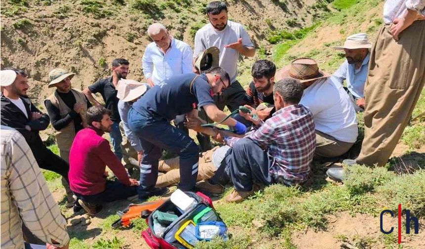 Hakkari'de Yaylada Rahatsızlanan Çoban Hastaneye Kaldırıldı