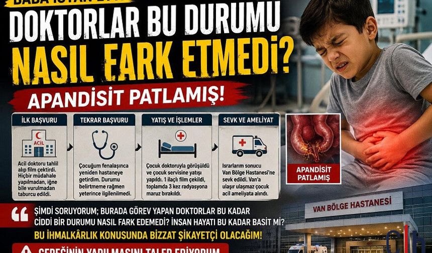 Hakkâri Devlet Hastanesi’nde Teşhis Tartışması: Aileden İhmal İddiası