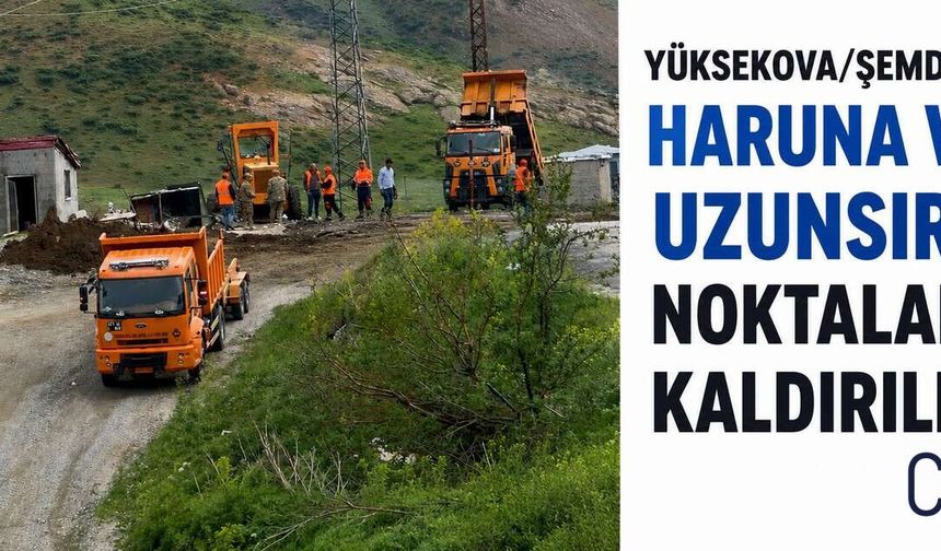 Şemdinli–Yüksekova Yolunda İki Kontrol Noktası Kaldırıldı