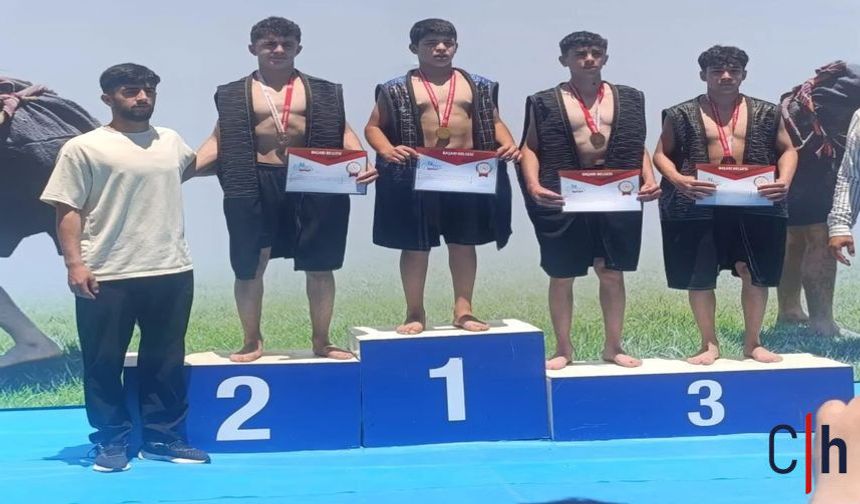 Hakkârili Sporculardan Aba Güreşi Türkiye Şampiyonası’nda Büyük Başarı