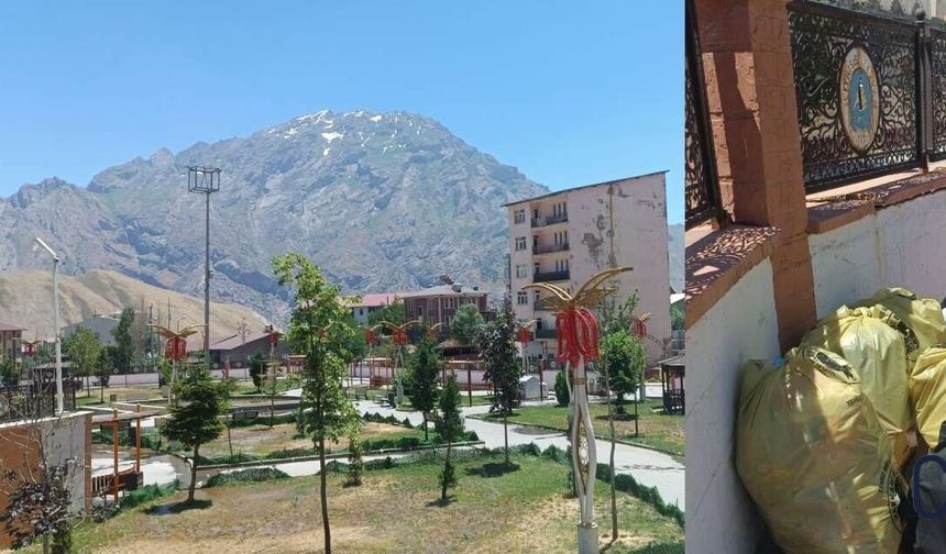 Hakkâri Kent Park'taki Çevre Kirliliği Vatandaşları İsyan Ettirdi