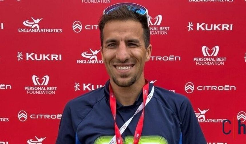 Kürt Atlet Cumali Arslan İngiltere Şampiyonu Oldu: Bedford'da Tarihi Zafer