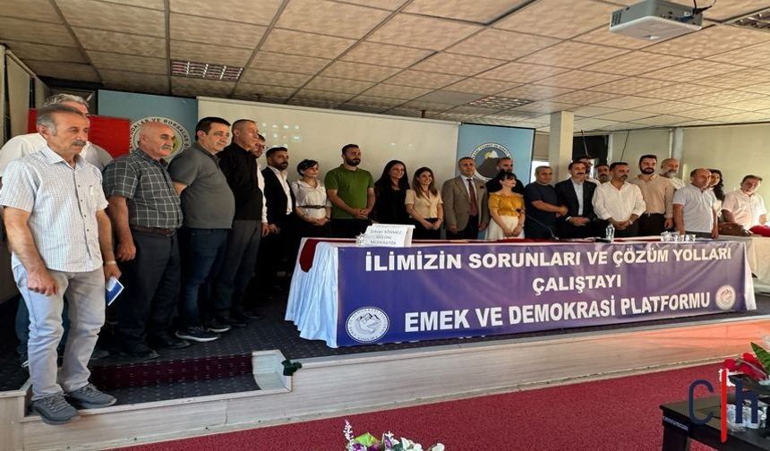 Hakkari’nin sorunları çalıştayda masaya yatırıldı: Çözüm için ortak mücadele çağrısı