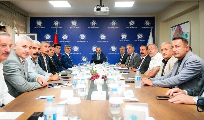 Hakkâri’de Mahallelerin Sorunları Masaya Yatırıldı