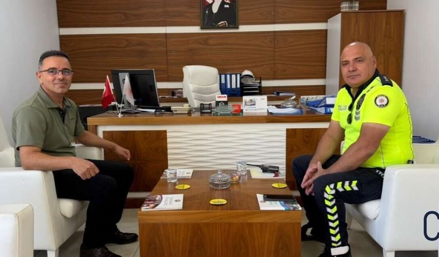 Trafik Şube Müdürü İncesu'dan Anlamlı Ziyaret