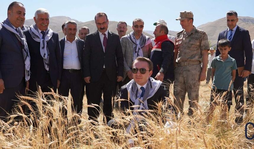 Büyükçiftlik’te tarlalar bereketle buluştu