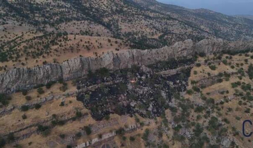 Derecik’te Ormanlık alanındaki yangın söndürüldü