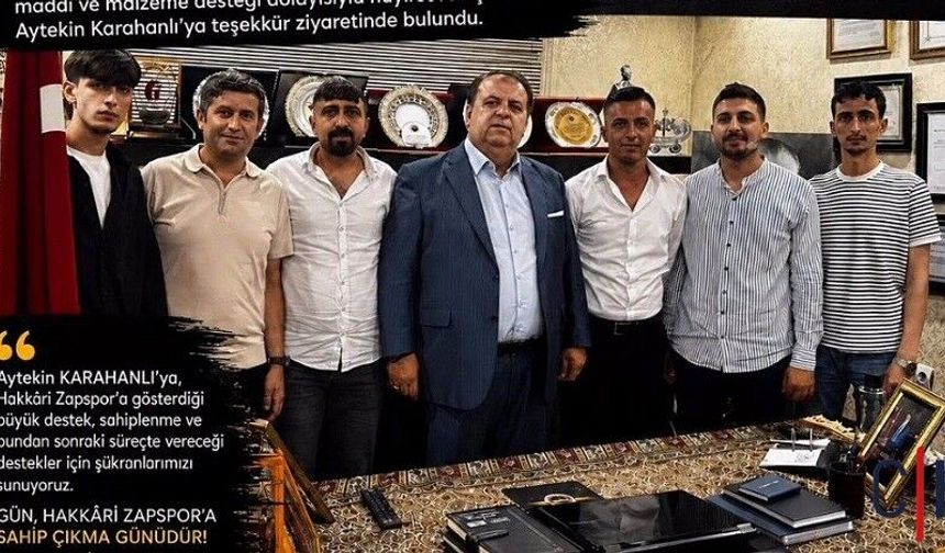 Barikat Zap’dan İş İnsanı Aytekin Karahanlı’ya Teşekkür Ziyareti