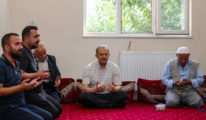 Vali Taşyapan’dan Aydın ve Şahinoğlu ailelerine taziye ziyareti