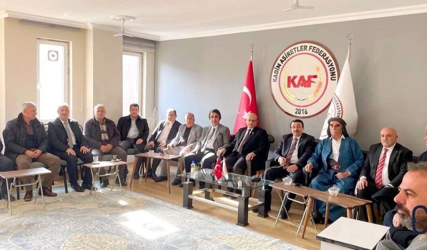 Kadim Aşiretler Federasyonu’ndan çerçeve yasaya destek