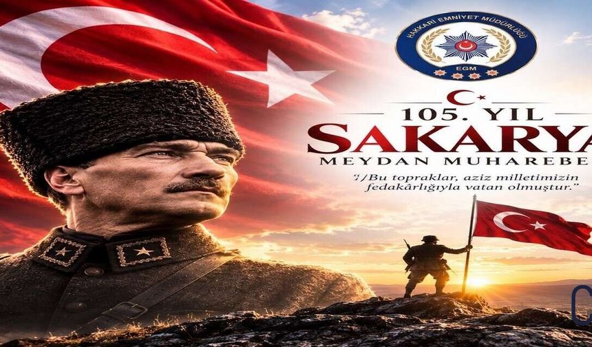 Hakkâri Emniyeti’nden 105. yıl mesajı