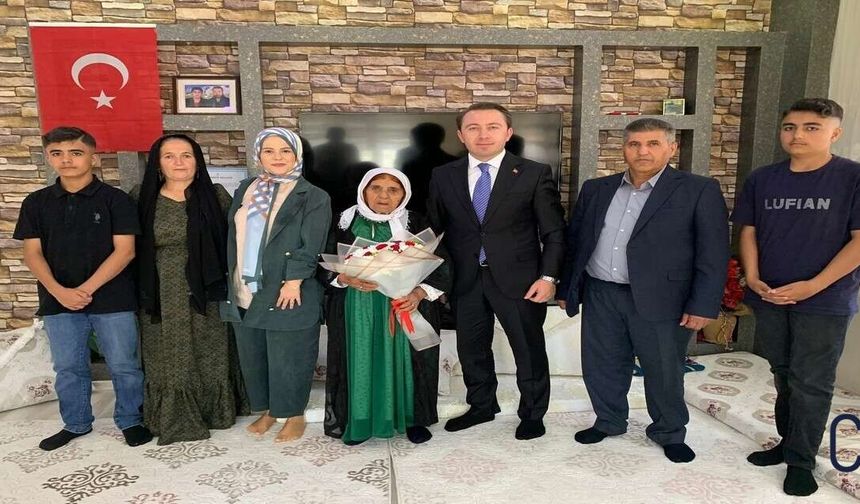 Kaymakam Hülür’den Şehit Ailesine vefa ziyareti