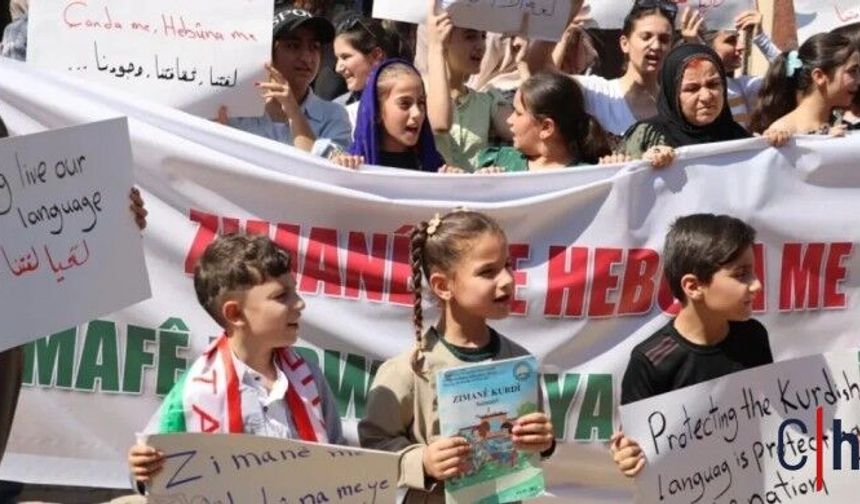 İki kentte Kürtçe için eylem