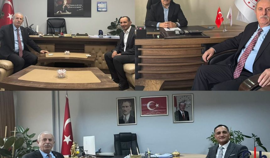 Keskin’den Kurum Amirlerine görevlerinde tebrik ziyareti