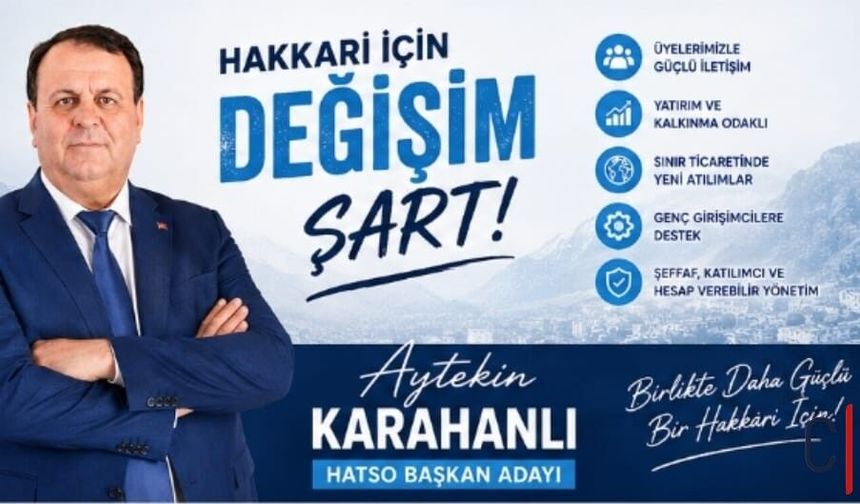 HATSO’da değişim çağrısı: “Hakkâri’nin kaybedecek dört yılı daha yok”