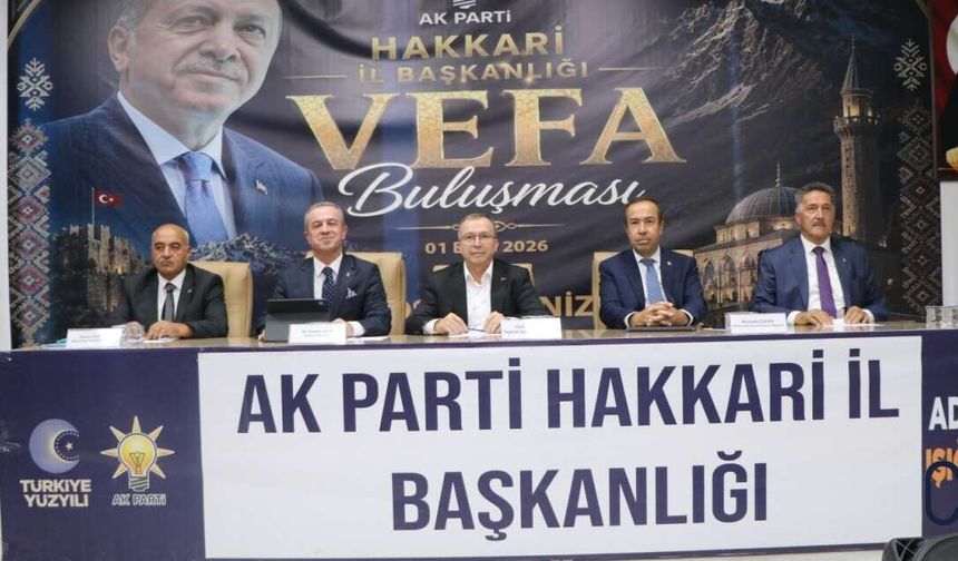 AK Parti Hakkari teşkilatında vefa buluşması