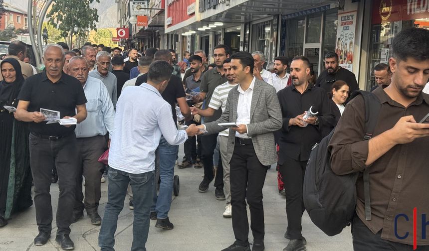 DEM Parti Hakkâri Örgütü’nden Esnaf ve Vatandaşlara Kongre Daveti