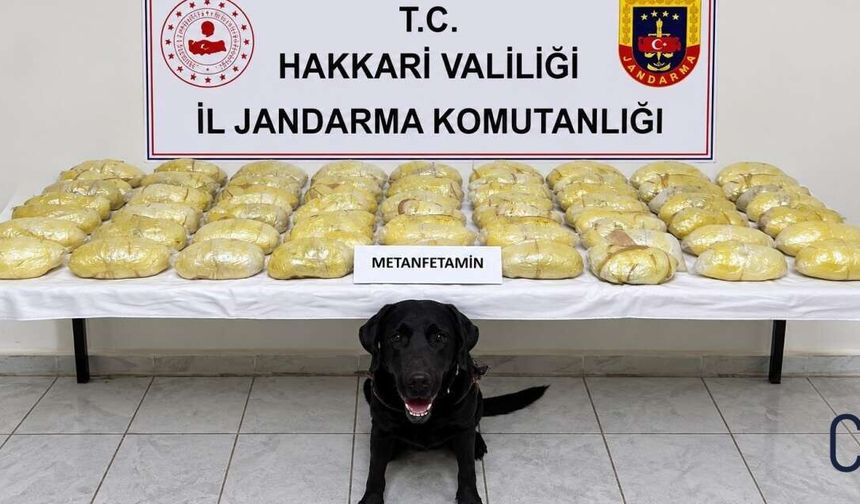 Hakkari’de 21 kilo 700 gram madde yakalandı