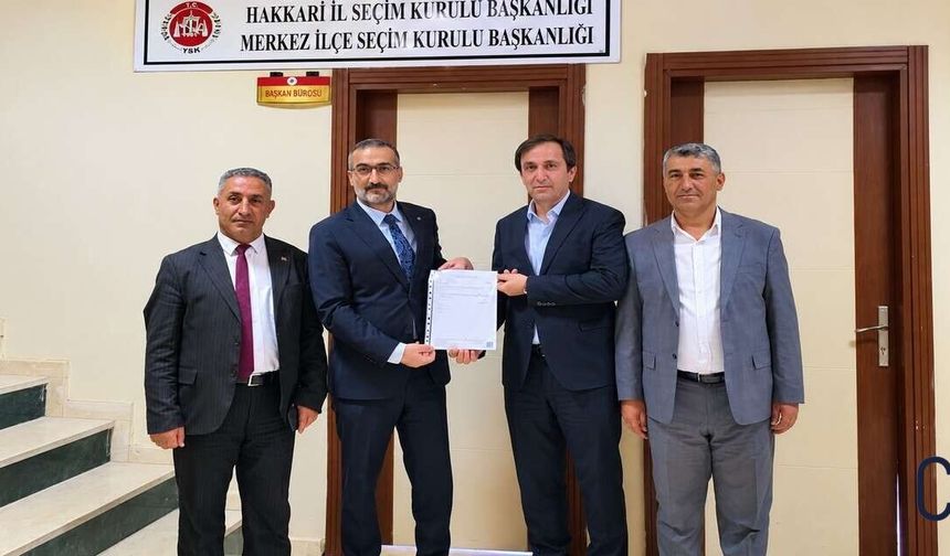 Başkan Öztepe mazbatasını aldı