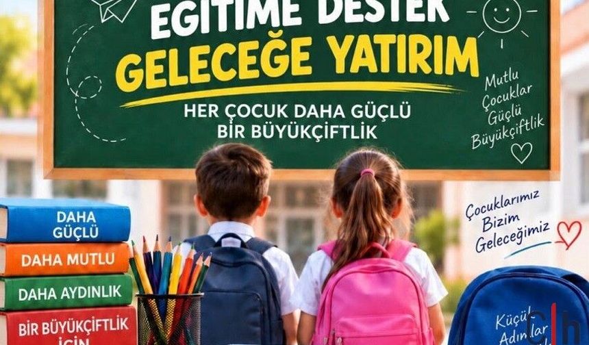 Büyükçiftlik Belediyesinden eğitime anlamlı destek