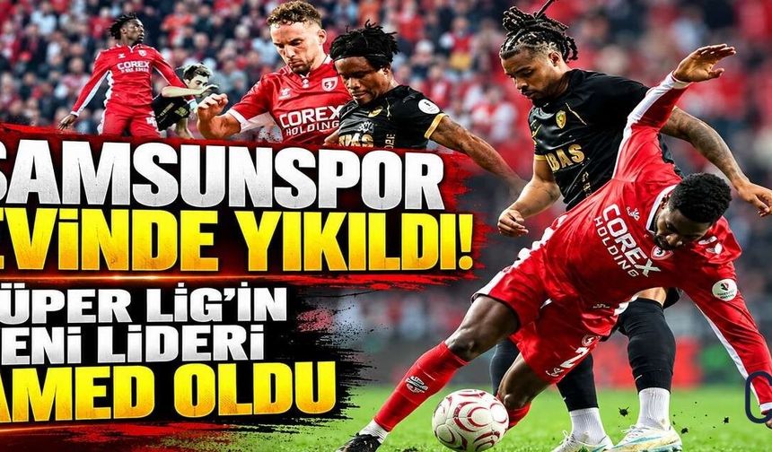 Amed SK’dan Samsun’da Muhteşem Geri Dönüş