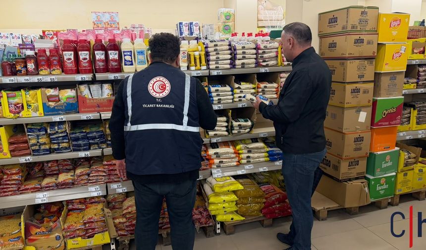 Hakkâri’de Zincir Market, Restoran ve Kafelerde Fiyat Tarifesi Denetimi