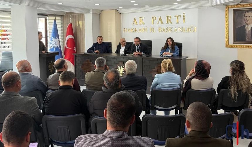 Ak Parti Merkez İlçe Ekim Ayı Toplantısını Yaptı