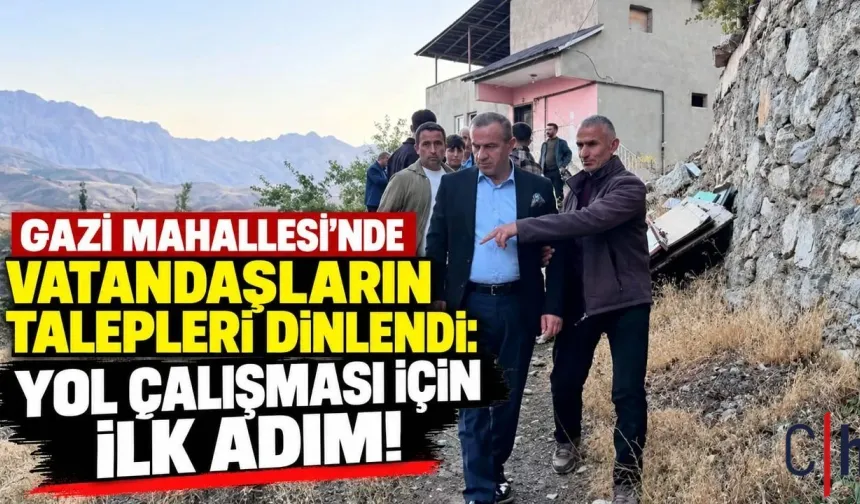 Gazi Mahallesi’nde Vatandaşların Talepleri Dinlendi
