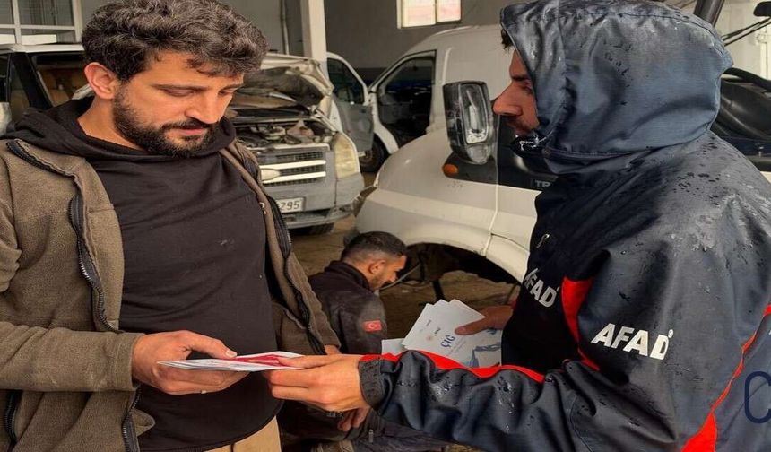 Hakkari’de vatandaşlara afet eğitimi verildi