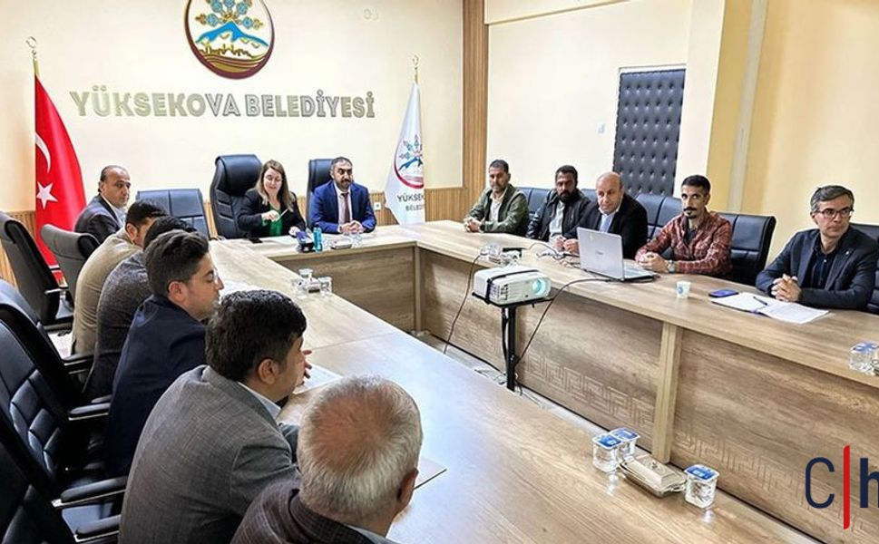 Yüksekova Belediyesi İşbirliği Toplantısı Gerçekleştirildi