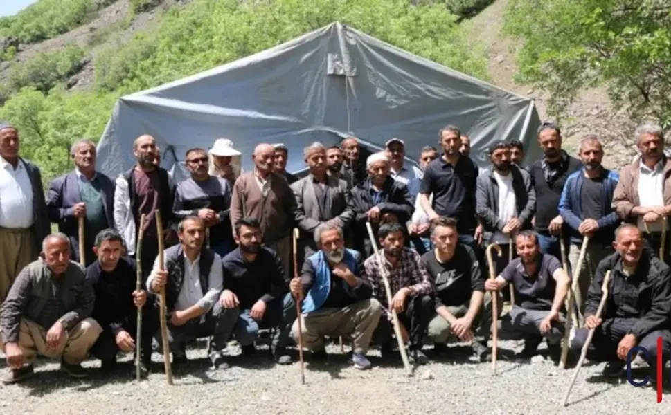 Hakkari'nin Marunıs Köyünde maden eylemi 14. gününde