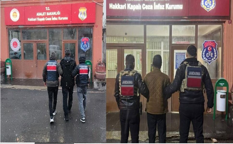 Hakkari'de Kesinleşmiş Hapis Cezası Bulunan 2 Kişi Yakalandı