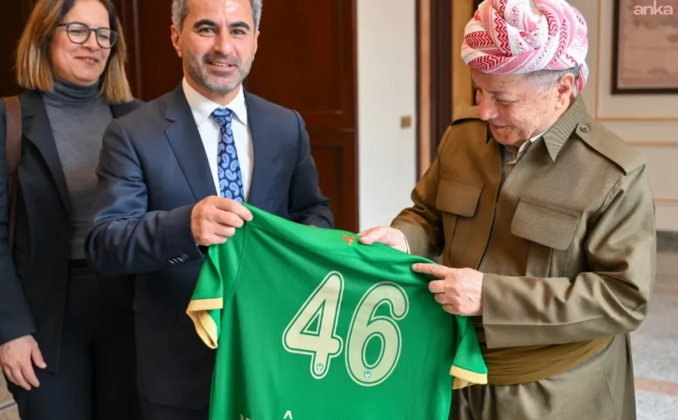 Amedspor Kulübü: Mesud Barzani’yi ziyaret etti