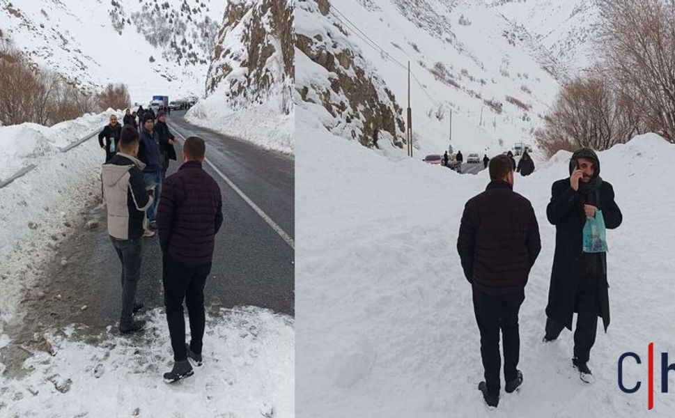 Yoğun Kar Sonrası Hakkari–Van Karayoluna Çığ Düştü