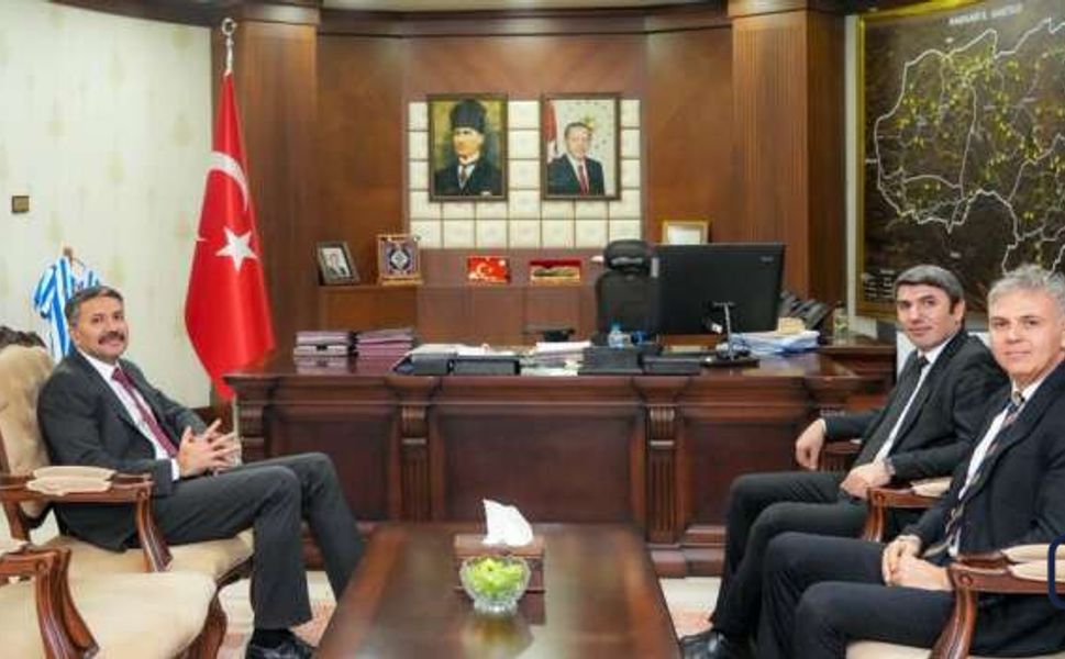 Kaymakam Akın ve Başsavcı Ünel’den Vali Çelik’e ziyaret