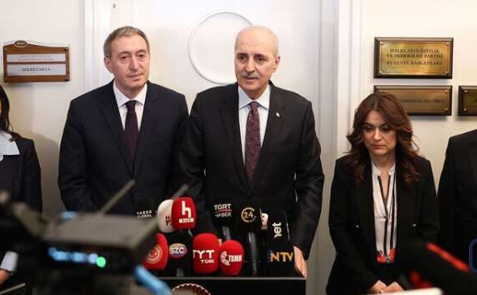 Kurtulmuş’tan DEM Parti’ye ziyaret: “Türkiye bu meseleyi geride bırakacak”