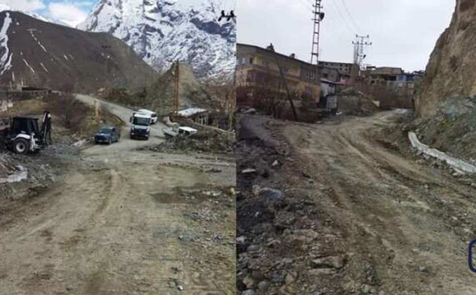 Hakkari Mir Kalesi: Kapanan Yol İki Günlük Çalışmayla Açıldı