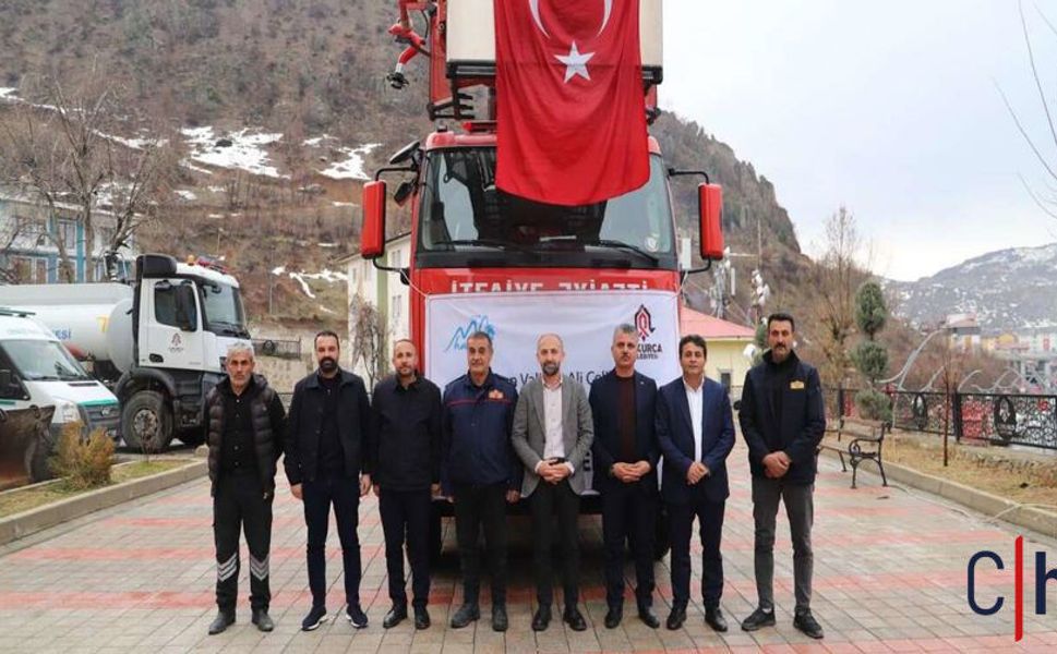 Çukurca Belediyesi’nin Araç Filosuna Yeni İtfaiye Aracı