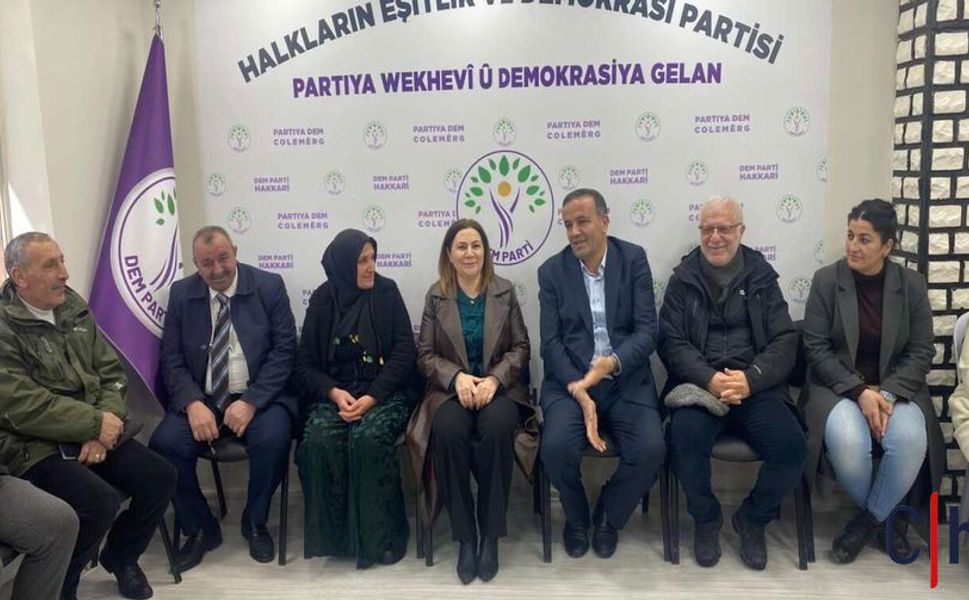 CHP Hakkâri İl Örgütü’nden DEM Parti’ye Ziyaret