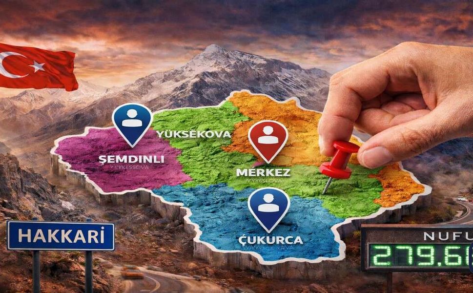 Hakkâri’nin Nüfusu 279 Bin 681’e Ulaştı: En Kalabalık İlçe Yüksekova