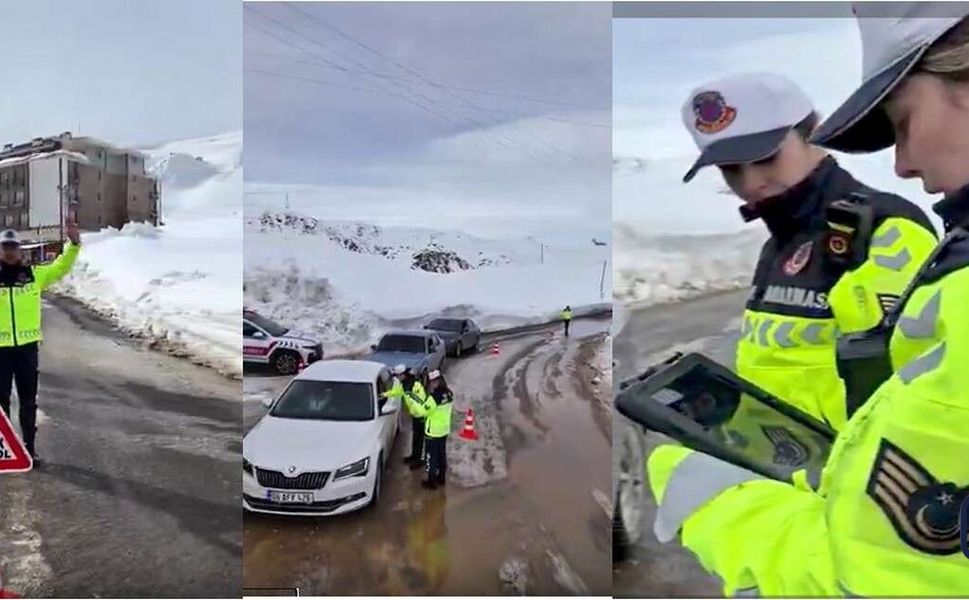 Jandarma’dan Drone Destekli Havadan trafik denetimi