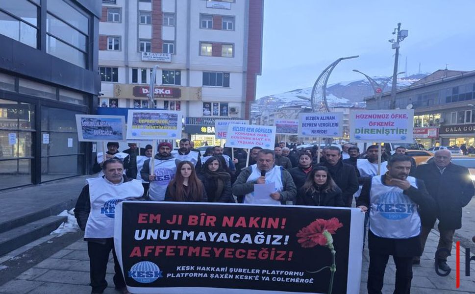 Hakkari KESK: “Bu Bir Doğal Afet Değil, Asrın İhmalidir”