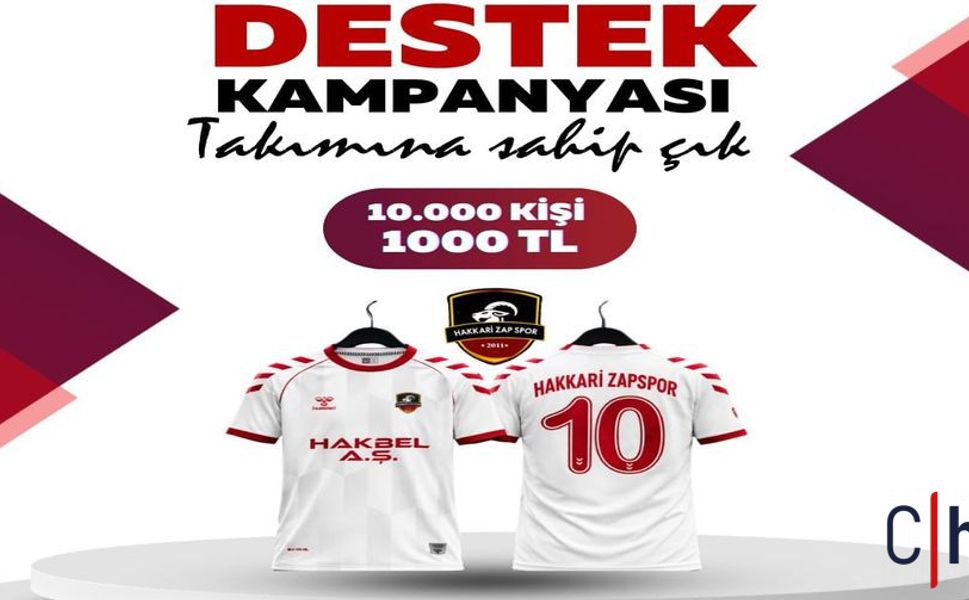 Hakkari Zap Spor İçin Destek Kampanyası Başlatıldı: “Takımına Sahip Çık”