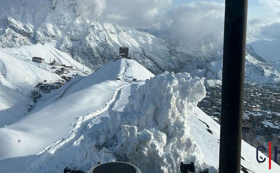 Hakkari’de Karla Mücadele Çalışmaları Devam Ediyor