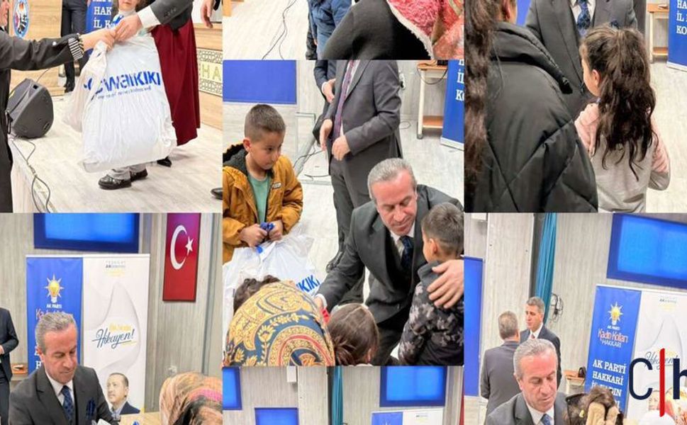 AK Parti Hakkari İl Başkanı Kaya’dan Yetim Çocuklara Bayram Hediyesi
