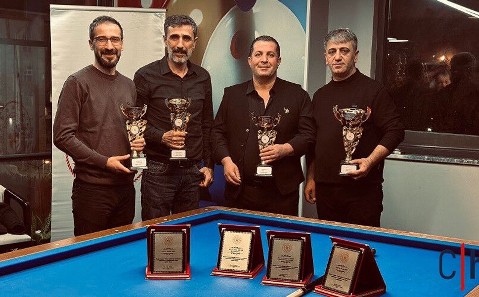 Hakkari’de Üç Bant Bilardo Heyecanı: İl Şampiyonu İdris Biçer Oldu