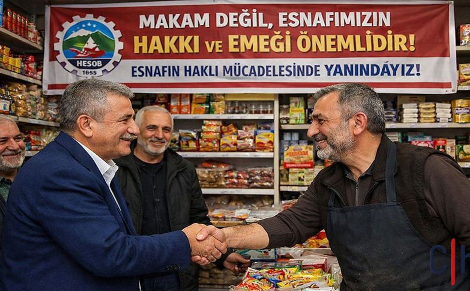 HESOB Başkanı Tekin: “Makam Değil, Esnafımızın Hakkı ve Emeği Önemlidir”